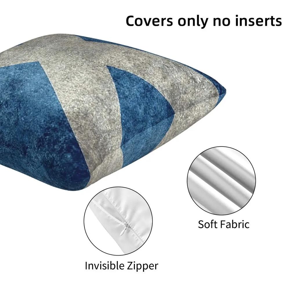 Flag Of Scotland Grungy Vintage Version 2 Pcs Square Pillowcase Pillow Cover Cushion Comfort Throw Pillow For Home Living Room
