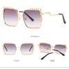 Oversized Square Sun Glasses Ladies 2025 New Luxury Pearl Sunglasses Women Brand Designer Fashion Shades Big Frame Eyewear