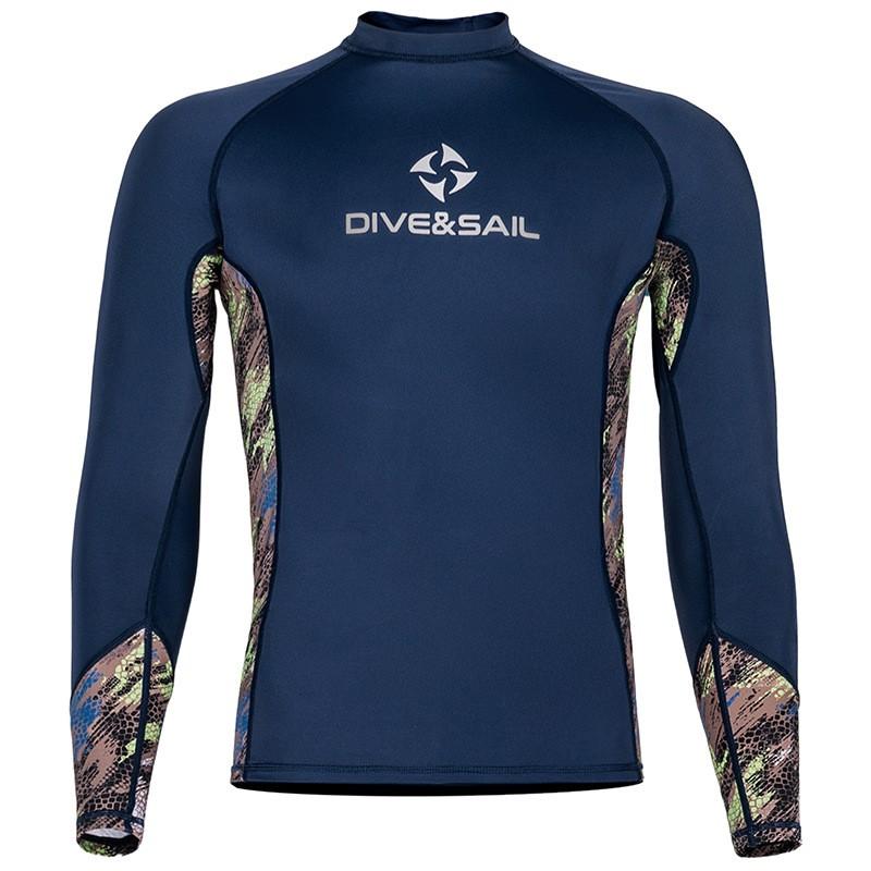 Quick-Dry UV Protection Rash Guard Diving Snorkeling Surfing - Men Women Long Sleeve Swimwear With UPF 50