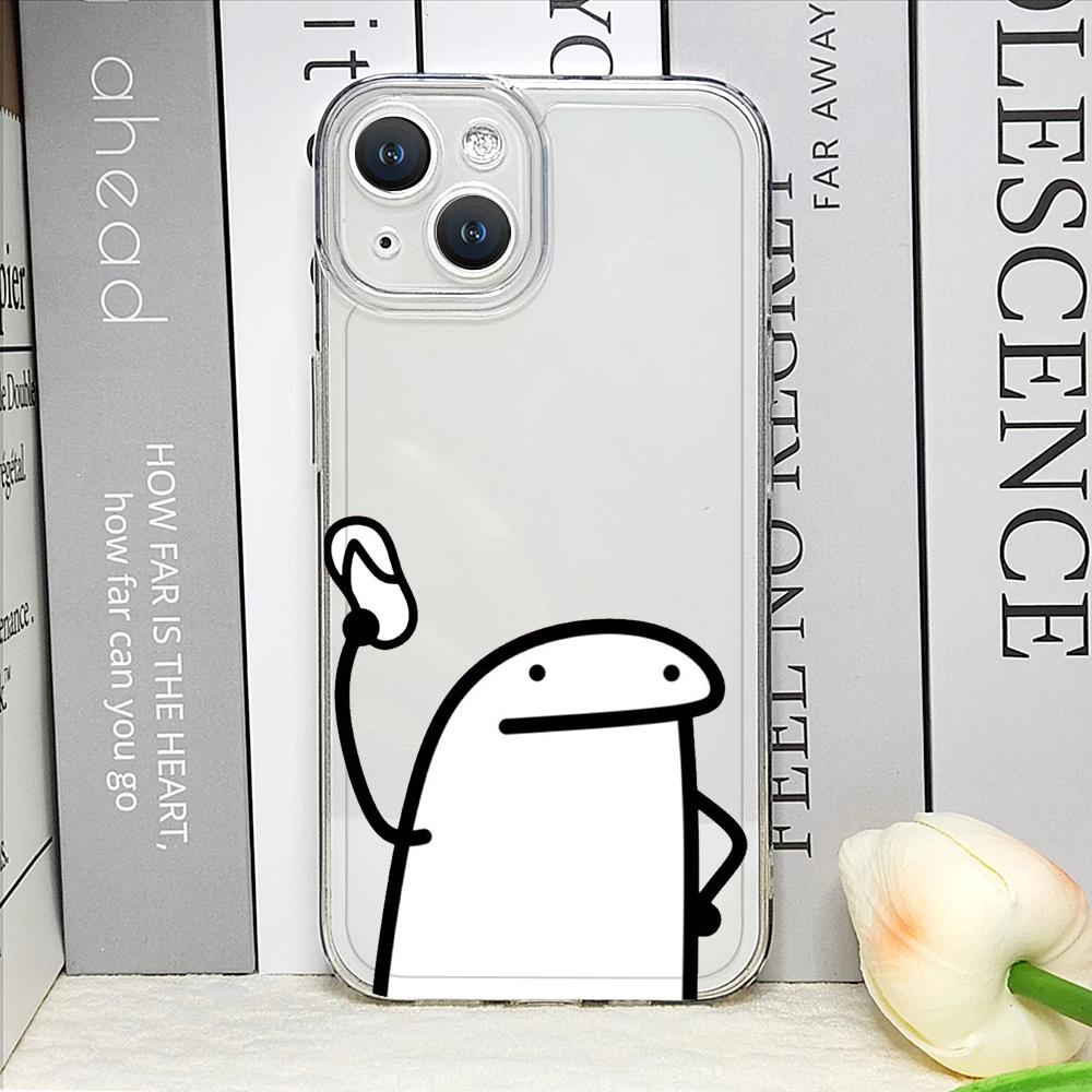 F-Flork Забавный Мем Пара Чехол для Телефона для IPhone 15 14 13 Pro Max 16 13 12 11 Mini 7 8 15 14Plus SE 2020 X XS XR Прозрачный Мягкий Чехол