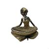 62KD Статуэтка африканской женщины из смолы, статуя, декор в племенном стиле, уникальный подарок, смоляная подставка для офисной экспозиции, восхитительное дополнение