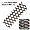 Expanding Wooden Garden Wall Fence Panel Plant Climb Trellis Support Decorative Garden Fence for Home Yard Garden Decoration