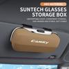 Car Eyewear Case Box Sunglasses Holder Sun Visor Storage Protective Frame Box Glasses Clip Portable For Toyota Camry