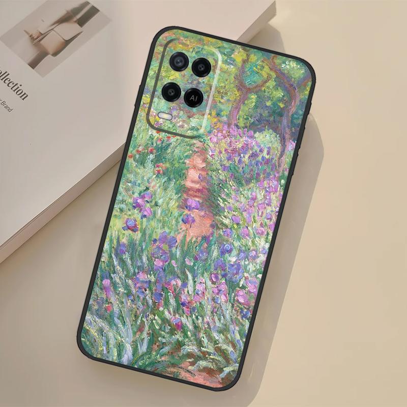 Claude Monet Case For Oppo A94 A74 A54 A80 A60 A40 A18 A38 A58 A78 A98 A96 A76 A16 A15 A17 A57 A77 A5 Pro