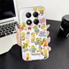 Case for Xiaomi Redmi Note 14 Pro Plus 14C A4 11S 11 12S 10S 12 9 10 Note 13 13C Soft Phone Cover The S-simpsons