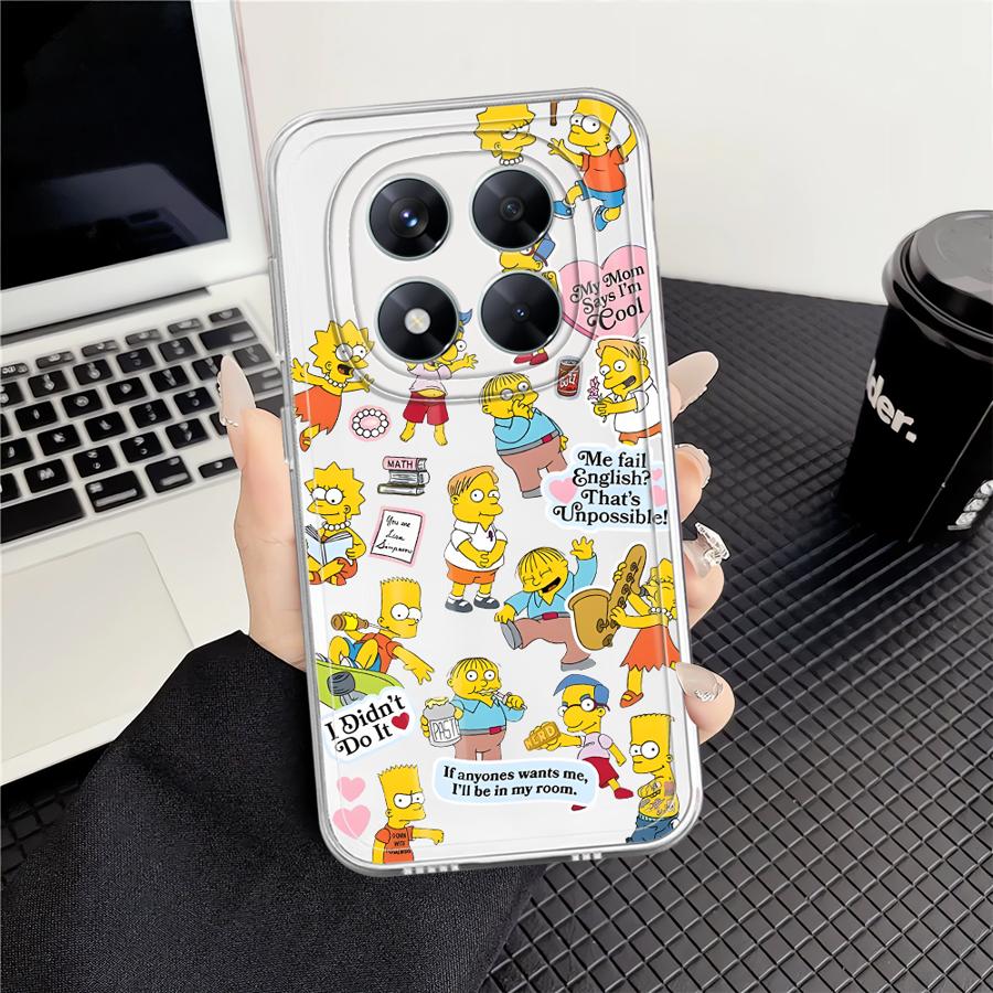 Case for Xiaomi Redmi Note 14 Pro Plus 14C A4 11S 11 12S 10S 12 9 10 Note 13 13C Soft Phone Cover The S-simpsons