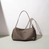 New genuine leather lunch bag, top-layer cowhide fashion handbag, versatile shoulder and underarm commuter bag