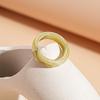Korean Style Solid Resin Ring Dopamine Geometric Forefinger Ring Candy Color Finger Buckle  Girl