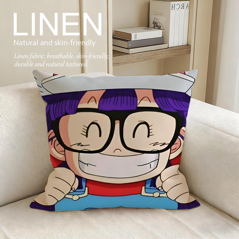 Anime Kawaii Dr Slump Cushion Cover Pillowcase Set Pcs x x Breathable Washable Sofa Cushion Cover