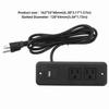 Built-In Desk Power Socket USB-C Table Power Strip Multiple Outlets Recessed Power Strip  Furniture