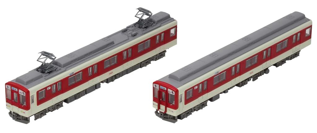 Tomytec Коллекция железных дорог Tetsukore Kinki Nippon Railway Серия 1420 Набор A Материалы для диорам 334286 2 вагона