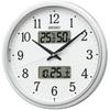 Часы настенные Seiko часы радио аналоговый календарь температура влажность дисплей белый жемчуг диаметр 290 x 50 мм KX276W