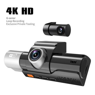 Высокое разрешение, 3 экрана, 3 канала, 4K+1080+1080, мобильный интернет с WiFi, 3 канала, автомобильный видеорегистратор