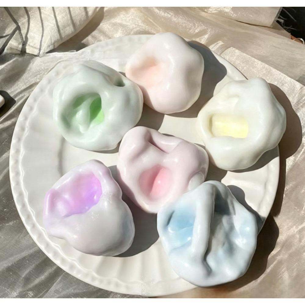 Coconut Oil Squeeze Squishy Fidget Toys Stress Relieving Toy Ultra-Thin Ice Skin blind box Shapeable Venting for Adults Gifts