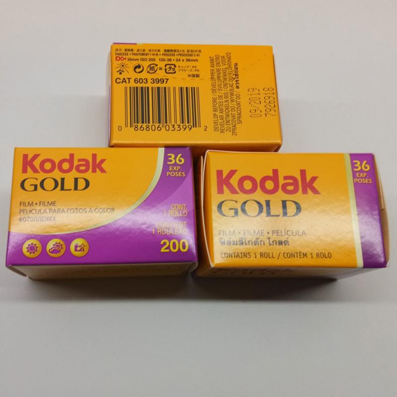 Kodak Пленка 35 мм, 36 экспозиций в рулоне, ColorPlus200, золото, 200 цветов, UltraMax 400, печать 135–36, подходит для пленочных камер.