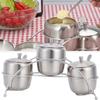304 нержавеющая сталь горшок для специй контейнер для соли сахар коробка для хранения набор для специй