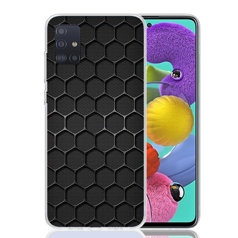 Чехол для телефона с узором из кованого карбона для Samsung Galaxy A52 A51 A50S A12 A22 A32 A72 A10S A30S A31 A71 Note 20 Ultra 10 Plus S10 Gal