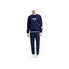 Fila Теплый Дышащий Прочный Свитшот с Круглым Вырезом с Длинным Рукавом Мужские Топы Темно-Синий A11M333203F