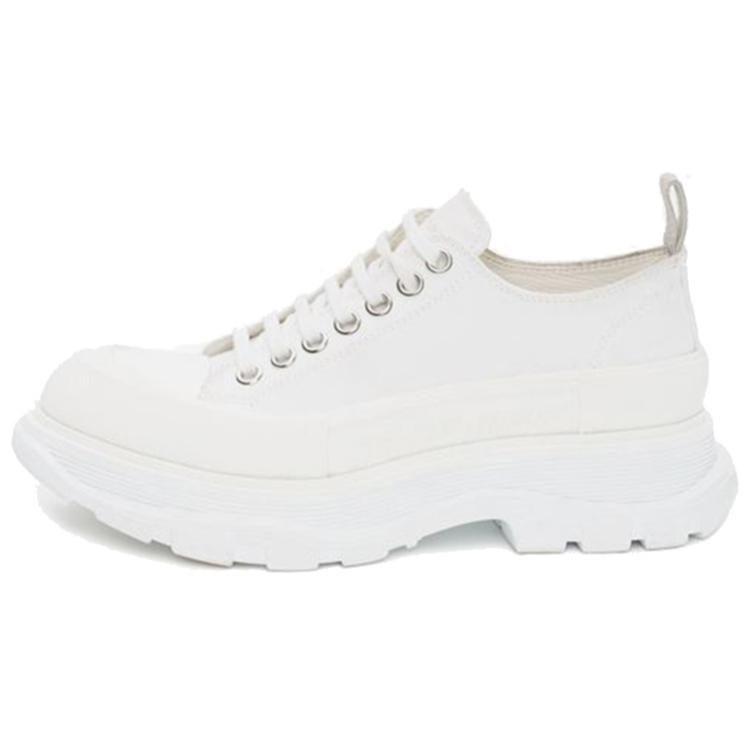 Alexander Mcqueen Кроссовки Tread Slick Low со шнуровкой 'Белый' Женские 611705W4L329000