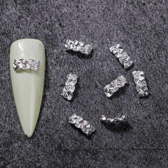 20 шт. Декоративные устойчивые к выцветанию нежные легкие вставки для маникюра Декор Twist Nail Decoration Маникюрный декор