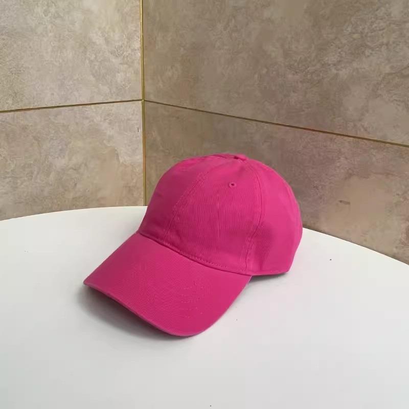 Hat Female Simple Solid Color Casual Versatile Soft Top Baseball Cap Couple Baseball Cap Male Face Small Cap