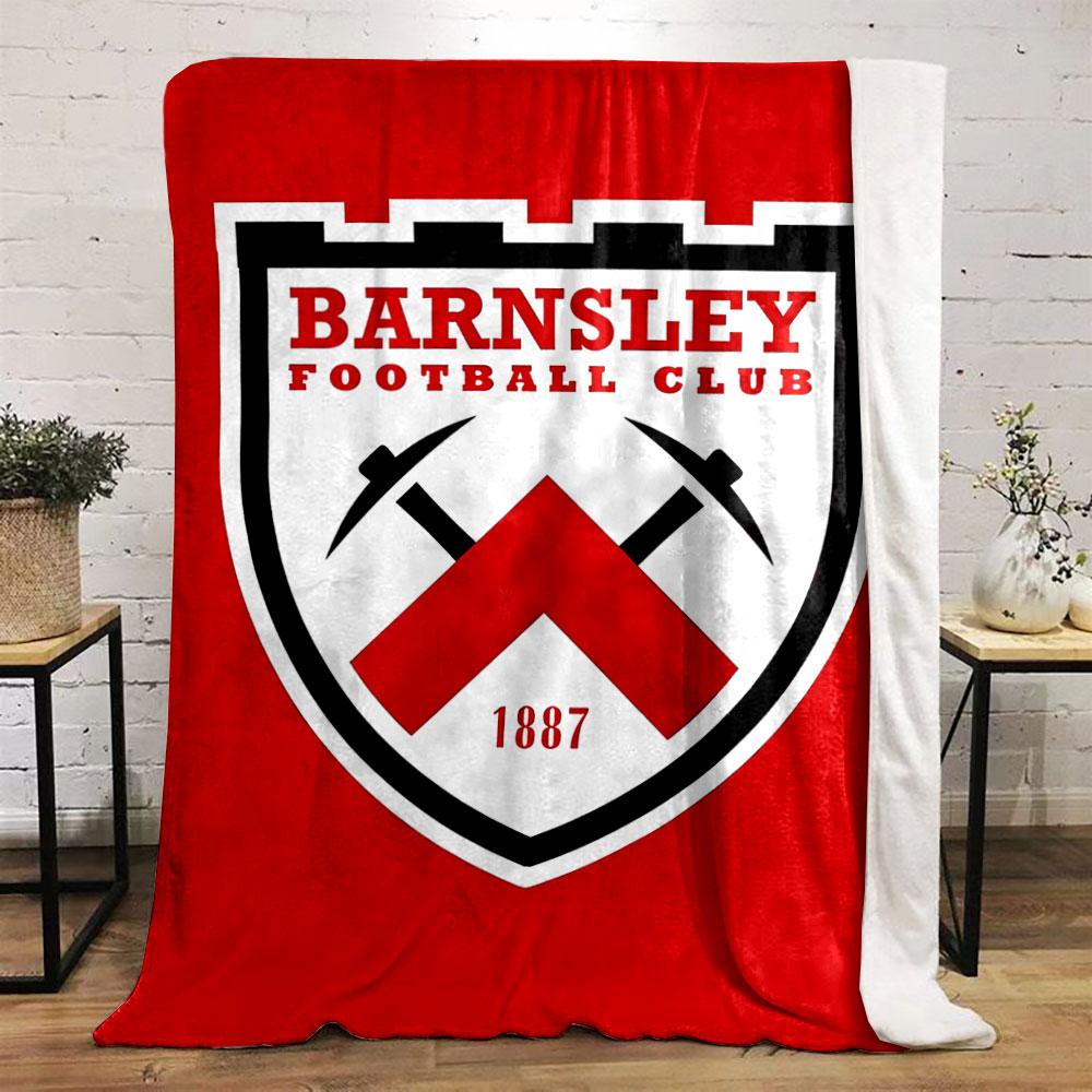 Barnsley Football Club Logo Blanket for all seasons blanket lunch break throw gift