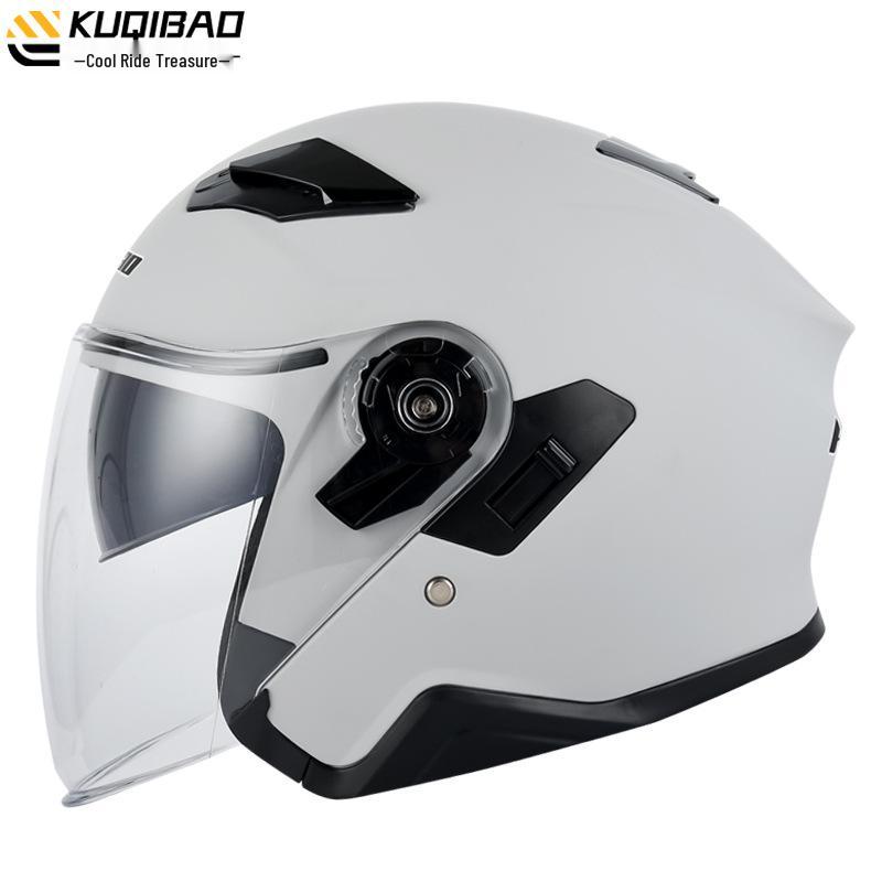 Крутой легкий Bluetooth-шлем для мотоцикла с двойным визором, сертифицированный 3C, длительное время работы от аккумулятора, удобная посадка.
