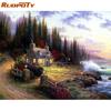Rural Landscape DIY Painting By Numbers Kit Coloring By Numbers Home Decor Wall Art Picture For Living Room Artwork 4050