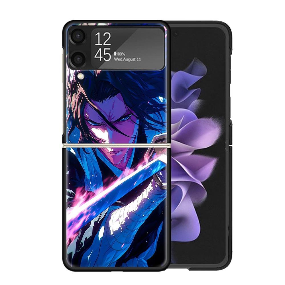 Чехлы Bleach Kuchiki Byakuya для Samsung Galaxy Z Flip 4 5 6 7 3 Z Flip7 Flip6 Flip4 Flip5 Flip3 5G Жесткий Ударопрочный Чехол Fundas