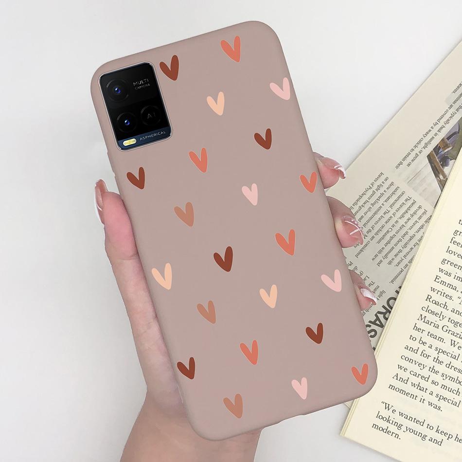 For Vivo Y33 Y33S Y21 Y21S Case Luxurious Silicone Soft TPU Matte Phone Back Cover For Vivo Y 33 Y33 S Y 21 S 21S Fundas Bumper