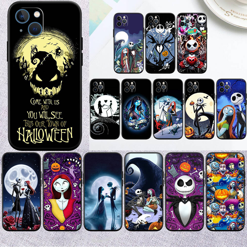 RT51 Jack Skellington Phone Case for Samsung A06 A35 A25 A24 A15 A05S A05 M55 M35 M15 A02 A12 A13 A10 A16 A20 A30 A22 A31 A32 A33 A42 A50