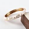 Traditional Flower Bangle Colorful Women's Hand Bracelet Fashion Vintage Cloisonne Bangle  Girls