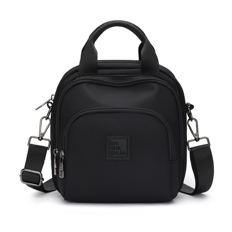 Nylon Casual Crossbody Bag For Men And Women With Design For School Use