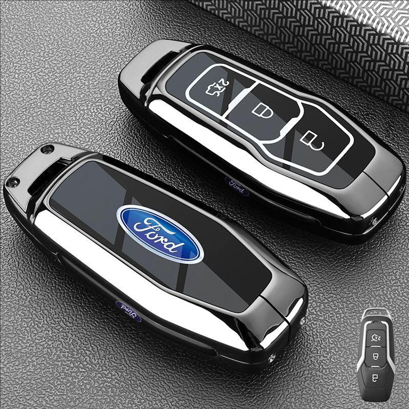 Чехол для ключа Ford для Edge, Explorer, Нового Mondeo, EVOS, Fiesta - Корпус-защелка для автомобиля