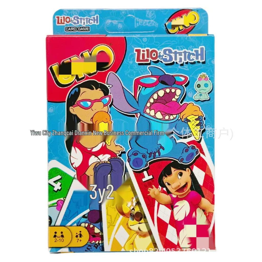 UNO Classic Multiplayer Cartoon Party Playing Cards Game