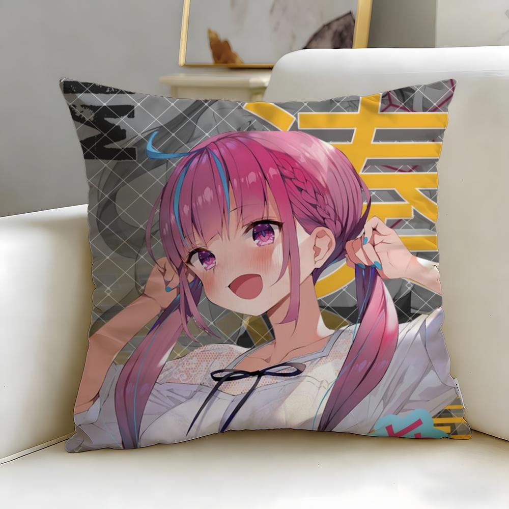 Trendy Mminato Aquaed Cushion Cover Soft EasyWash Pillow Case Versatile for Couch Bed Travel and Office