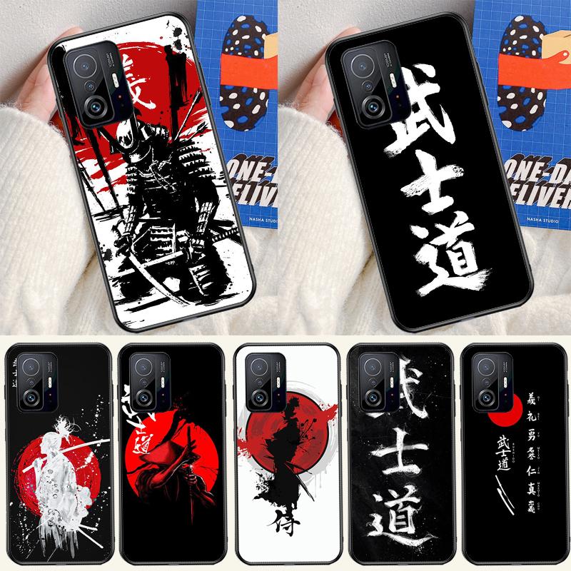 Японский Бусидо Самурай Чехол Для Xiaomi 14 13 15 Ultra 11T 12T 13T 14T Pro POCO X7 Pro X3 X5 F5 F6 M6 X6 Pro Чехол