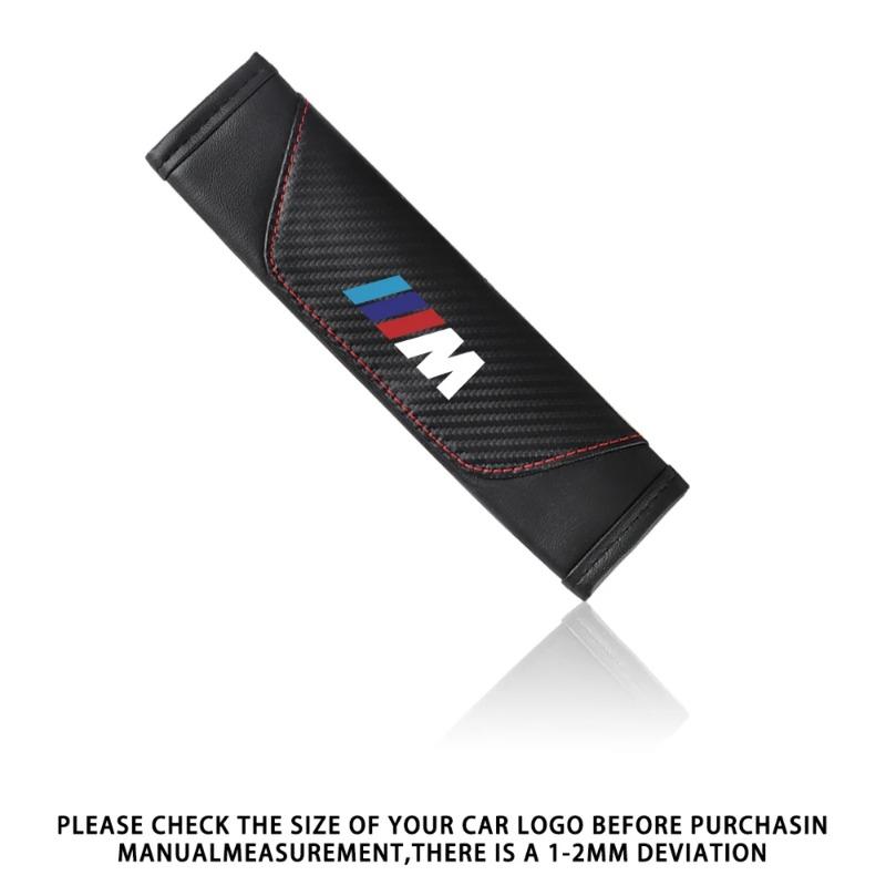 2 шт. Универсальная накладка на ремень безопасности автомобиля, регулируемая накладка на ремень безопасности, накладки на плечевые ремни для BMW M M1 M2 M3 M4, автоаксессуары