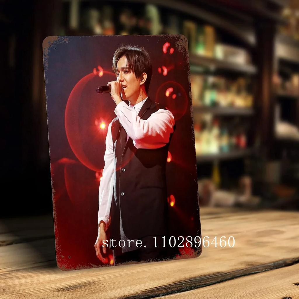 Димаш Кудайберген Таблички и Знаки настенный декор Винтажные жестяные знаки Капитан Металлический плакат Декор для бара паба клуба Настенное украшение