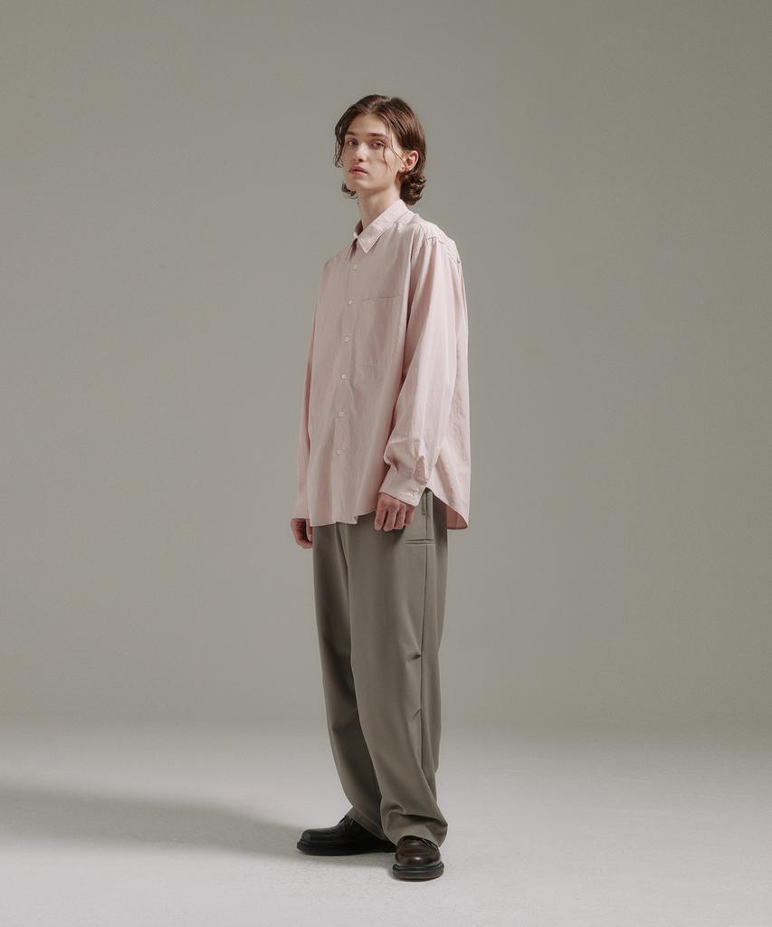 BLANKROOM Flowing Slacks_Khaki Beige