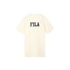New FILA Short Sleeved Dress Women's Milk Salt White F11W329315FIV