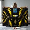 Kairat Almaty Print Flannel Blanket High Quality Warm Comfortable Cover for All Seasons Perfect for Gifts Home Decor