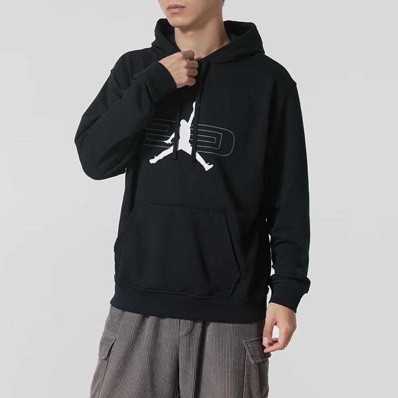 Jordan Sweatshirts Men's Black Hooded Moderate Other HQ8695-010