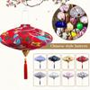 Retro Chinese Fabric Lantern Tea Room Restaurant Japanese Vietnam Lantern Party Festival New Year Decor Hanging Palace Lamp