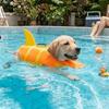 Shark Shape Dog Life Vest Adjustable Dog Life Preserver Safety Vests  Water Safety