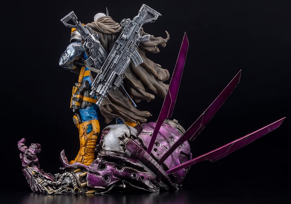 MARVEL UNIVERSE Cable FINE ART STATUE Signature Series Kucharek Brothers Scale Cold Cast Finished Figure MK363 Feat. 1/6