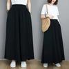 Big Size Women's Loose Leisure Straight Trousers 300 Pounds of Thin Loose High-waisted Draped Wide-leg Trouser Skirt