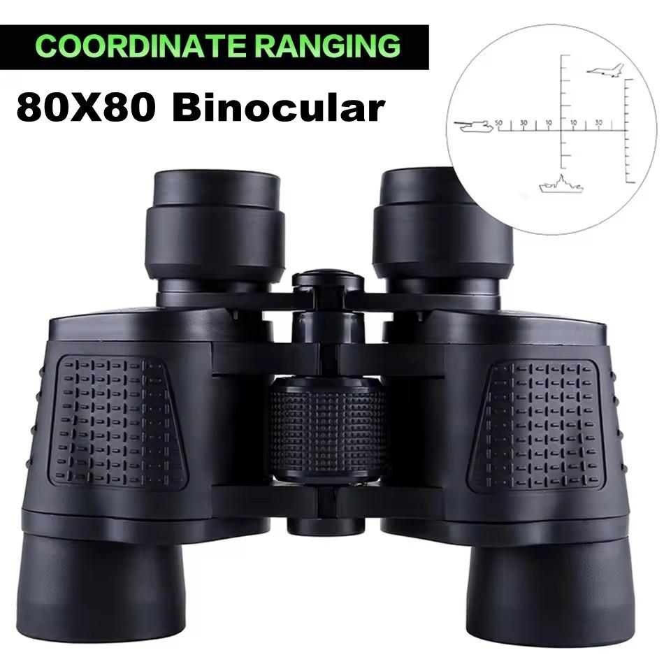 Профессиональный бинокль 80x80 Дальнобойный 15000 м HD Телескоп Для Слабого Освещения Ночное Видение Для Кемпинга Пешего Туризма Путешествий Спорта