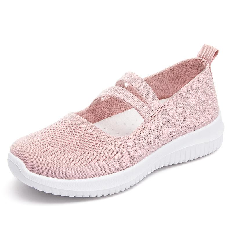 Shoes Women's Middle-aged and Elderly Mother Shoes Old Beijing Cloth Shoes Large Size Foreign Trade Women's Shoes One-pedal Cloth Shoes Casual Shoes