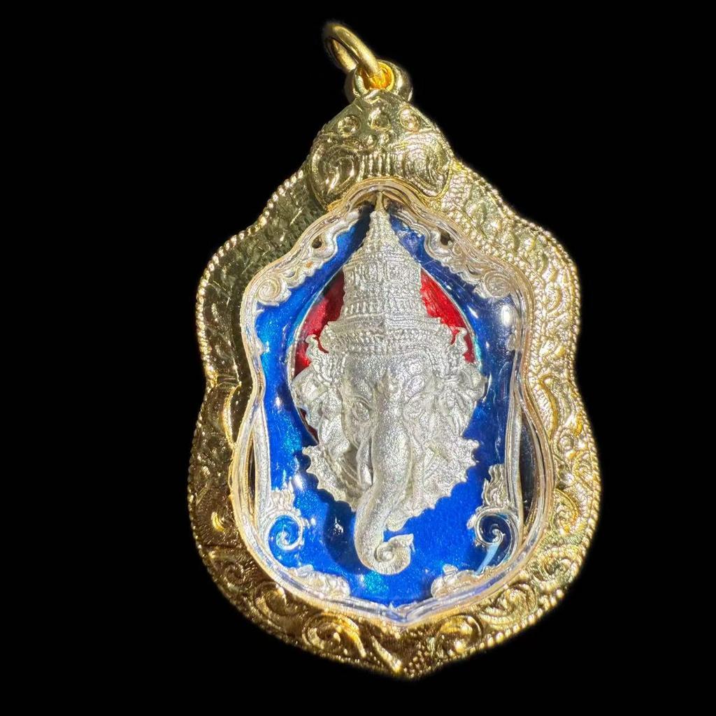 2563 Grand Ceremony Elephant Statue - Authentic Thailand Buddhist Temple